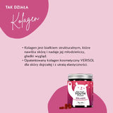 Tak działa Born This Way Youth Vitamin with Collagen: Kolagen nawilża skórę i zapewnia jej młodzieńczy, gładki wygląd.
