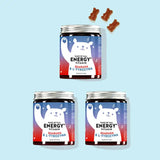 1,5 miesięczna kuracja Wake-Up Call Energy witamin z L-tyrozyną i ekstraktem z guarany od Bears with Benefits dla naturalny zastrzyk energii.